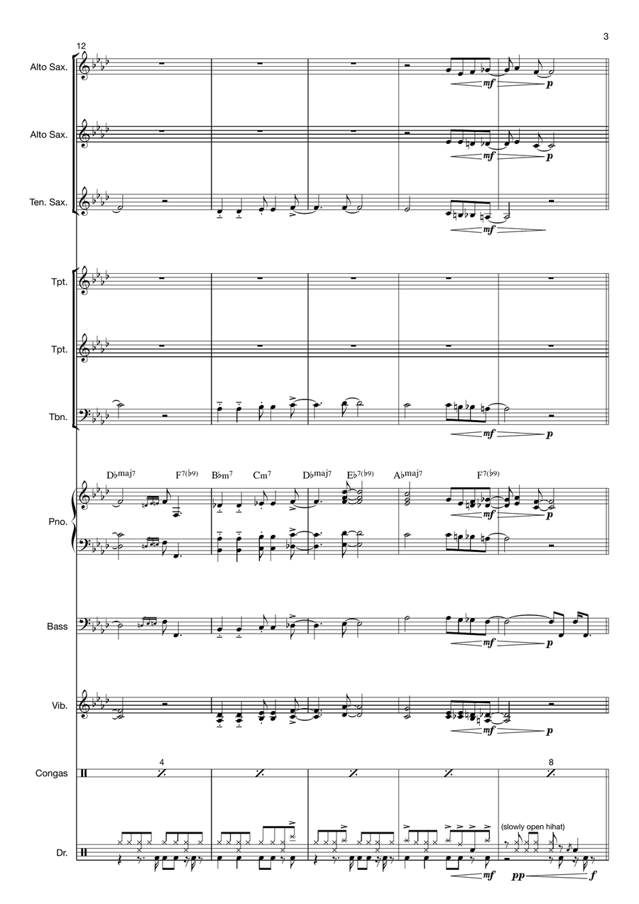 Strasbourg / St. Denis Strasbourg / St. Denis Jazz Ensemble scores gallery preview page 3