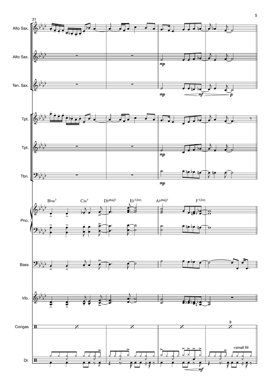 Strasbourg / St. Denis Strasbourg / St. Denis Jazz Ensemble scores gallery preview page 5