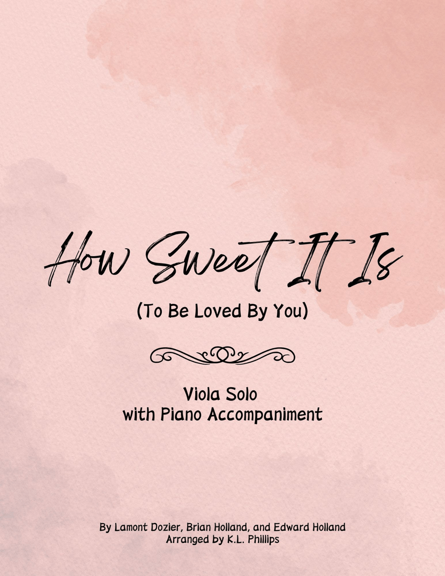 How Sweet It Is (To Be Loved By You) Viola scores gallery preview page 1