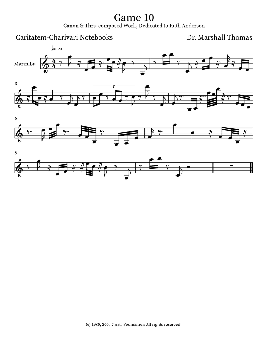 Game 10 Game 10 Small Ensemble scores gallery preview page 3