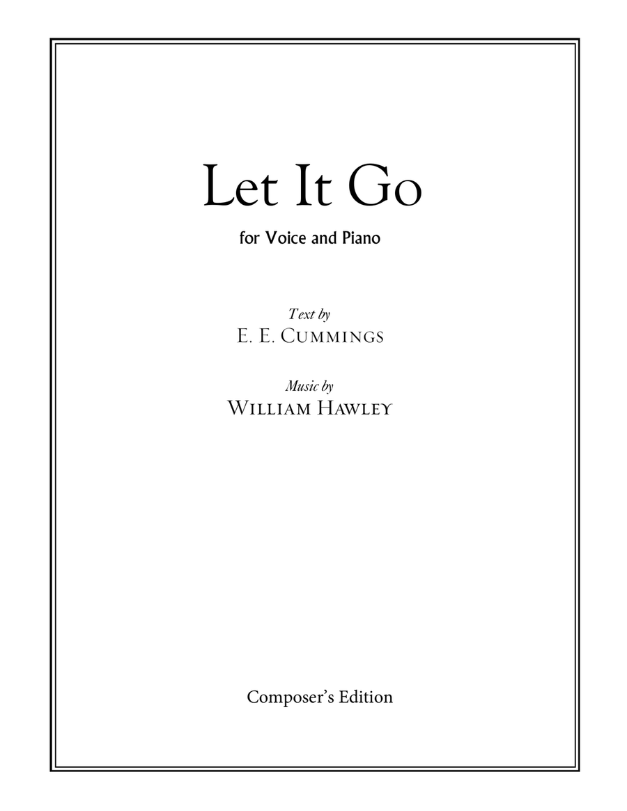 Let It Go Let It Go Piano, Vocal scores gallery preview page 1