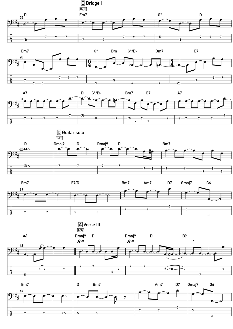 In Only Seven Days Acoustic Guitar scores gallery preview page 2
