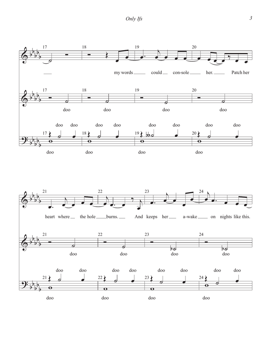 Only Ifs 4-Part scores gallery preview page 3