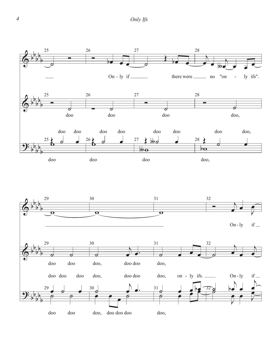 Only Ifs 4-Part scores gallery preview page 4