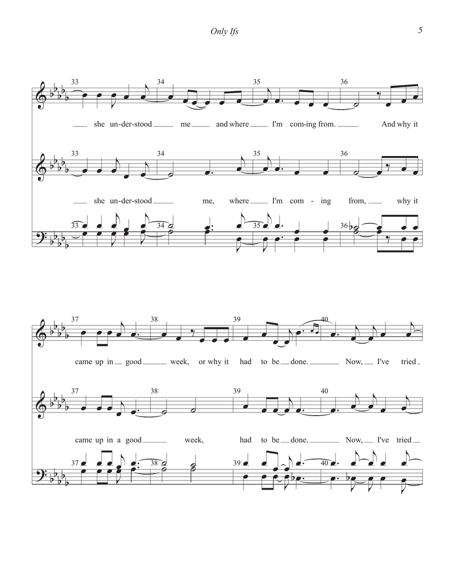 Only Ifs 4-Part scores gallery preview page 5