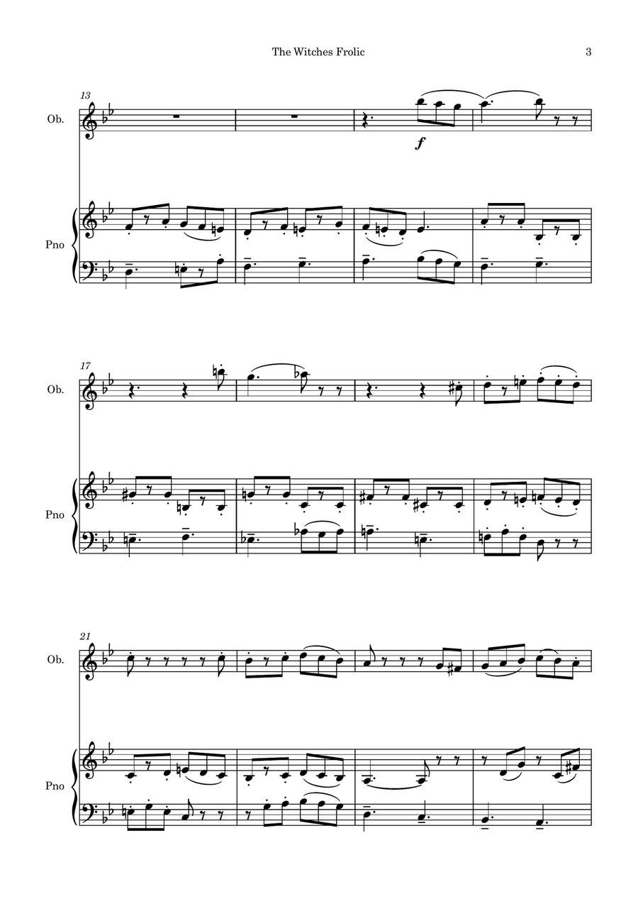The Witches Frolic The Witches Frolic Piano scores gallery preview page 3