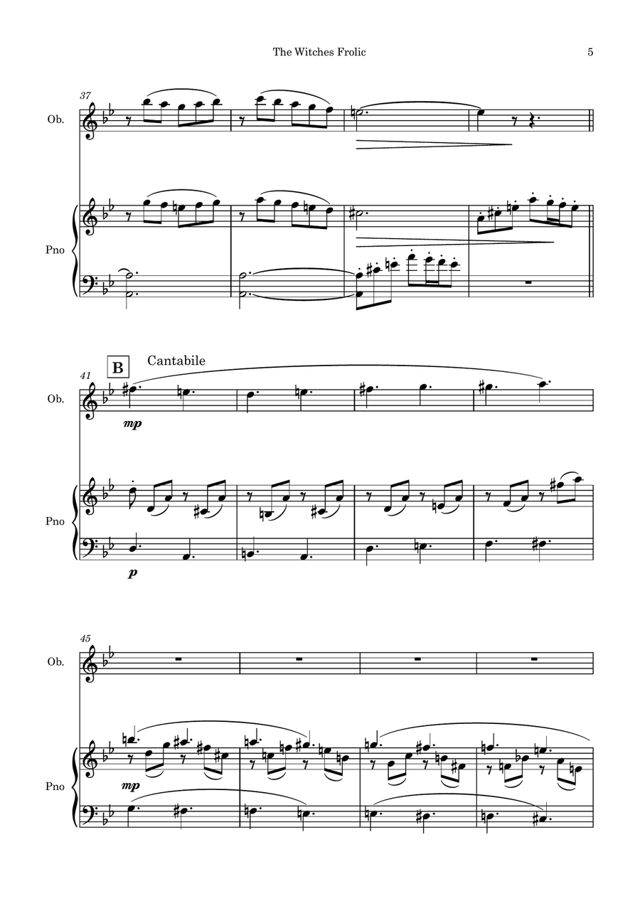 The Witches Frolic The Witches Frolic Piano scores gallery preview page 5