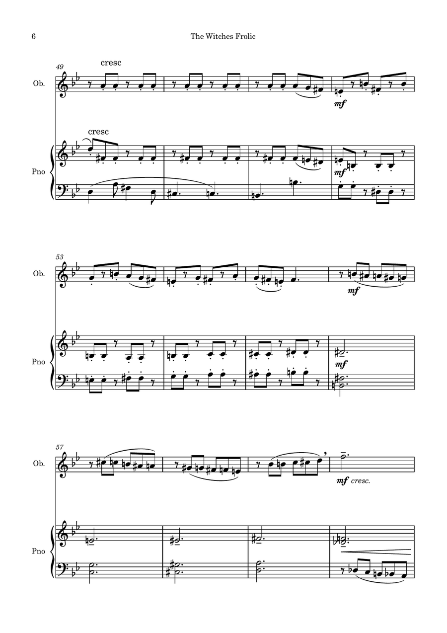 The Witches Frolic The Witches Frolic Piano scores gallery preview page 6