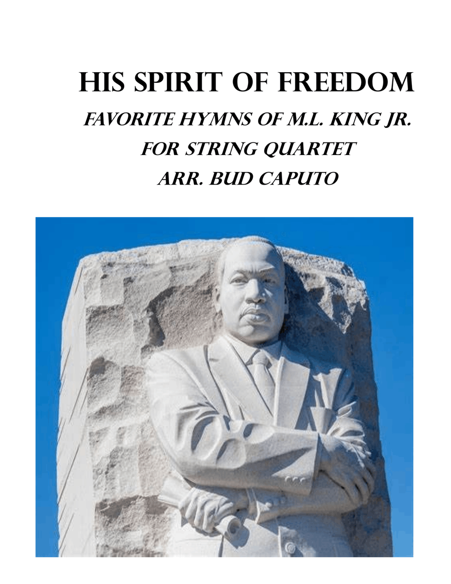 His Spirit of Freedom for String Quartet- Martin Luther King Favorites String Quartet scores gallery preview page 1