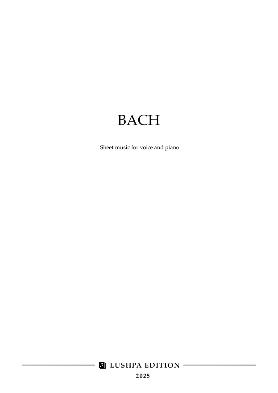 Blute nur, du liebes Herz Piano, Vocal scores gallery preview page 2