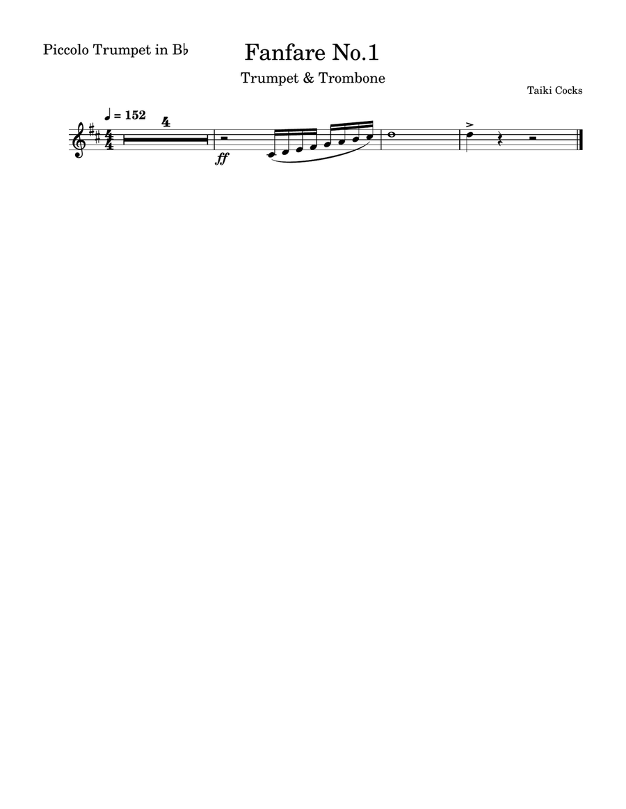 Fanfare No.1 Fanfare No.1 Brass Ensemble scores gallery preview page 3
