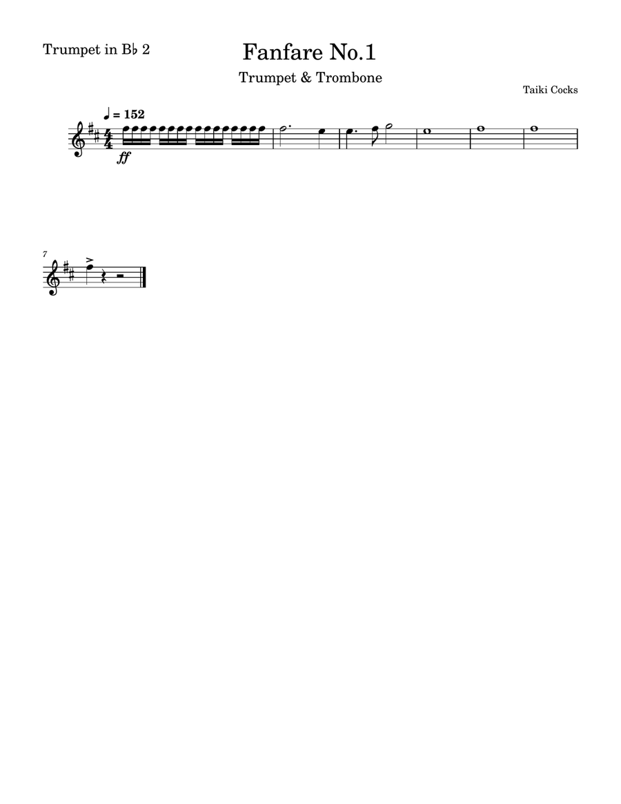 Fanfare No.1 Fanfare No.1 Brass Ensemble scores gallery preview page 5