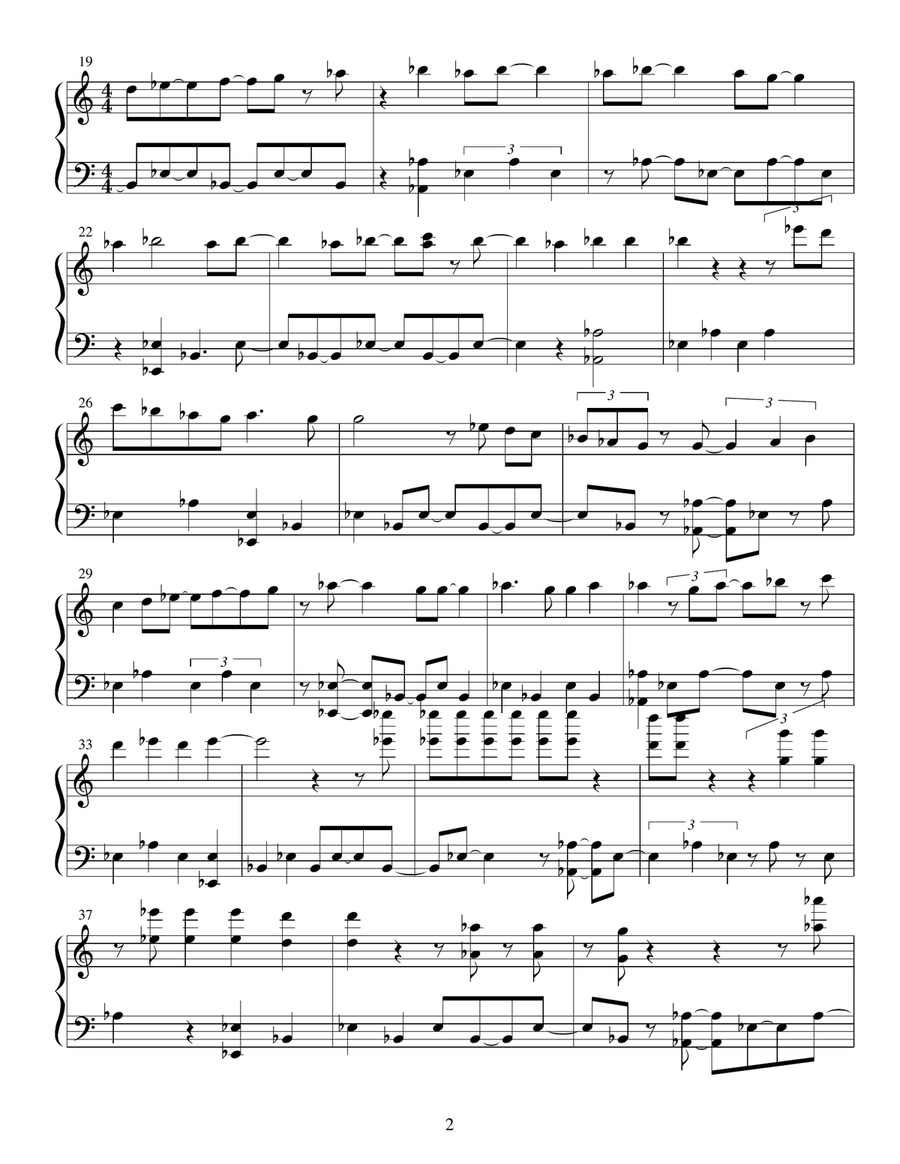 Veux-tu M'épouser Veux-tu M'épouser Piano Solo scores gallery preview page 2