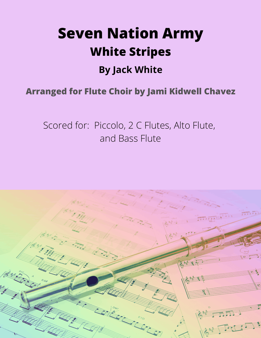 Seven Nation Army Seven Nation Army Flute Choir scores gallery preview page 1