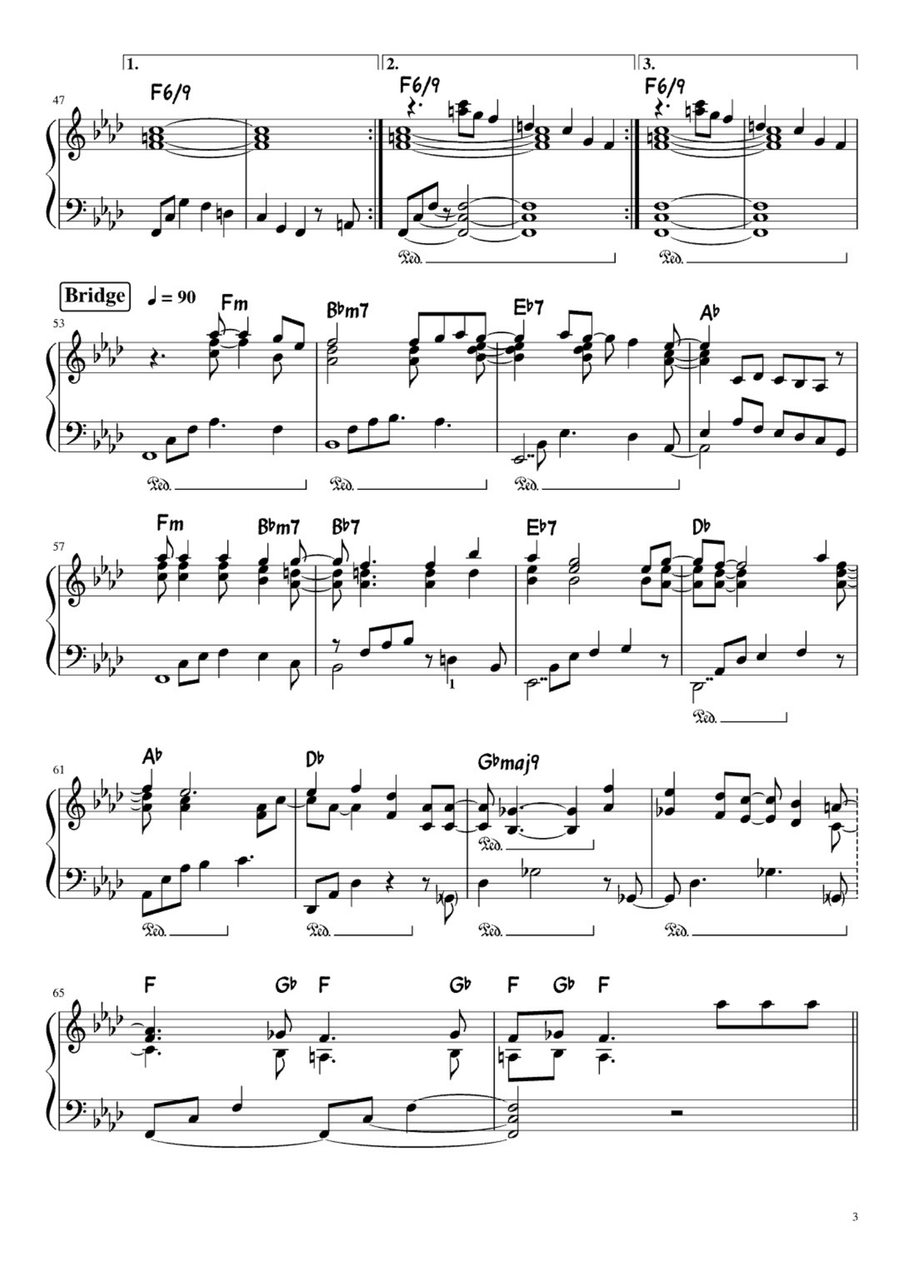 Killing Me Softly With His Song Easy Piano scores gallery preview page 3
