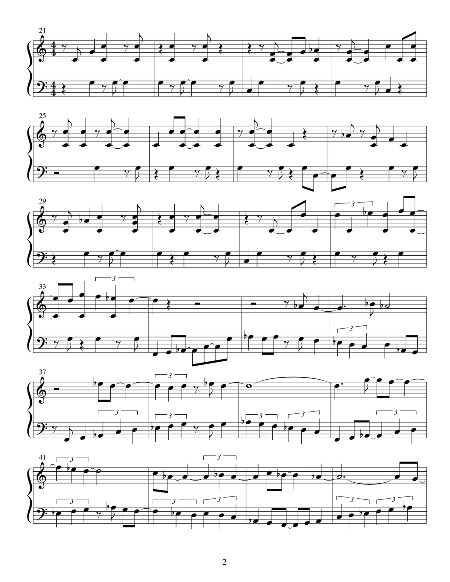Engagement Ring Engagement Ring Piano Solo scores gallery preview page 2