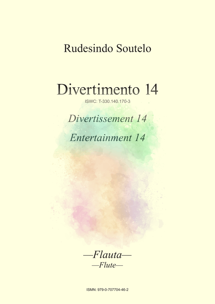 Divertimento 14 / Divertissement 14 / Entertainment 14 Chamber Music scores gallery preview page 1