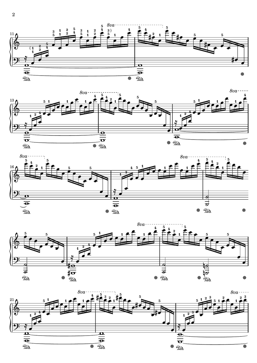Etude Op. 10 No. 1 Chamber Music scores gallery preview page 2
