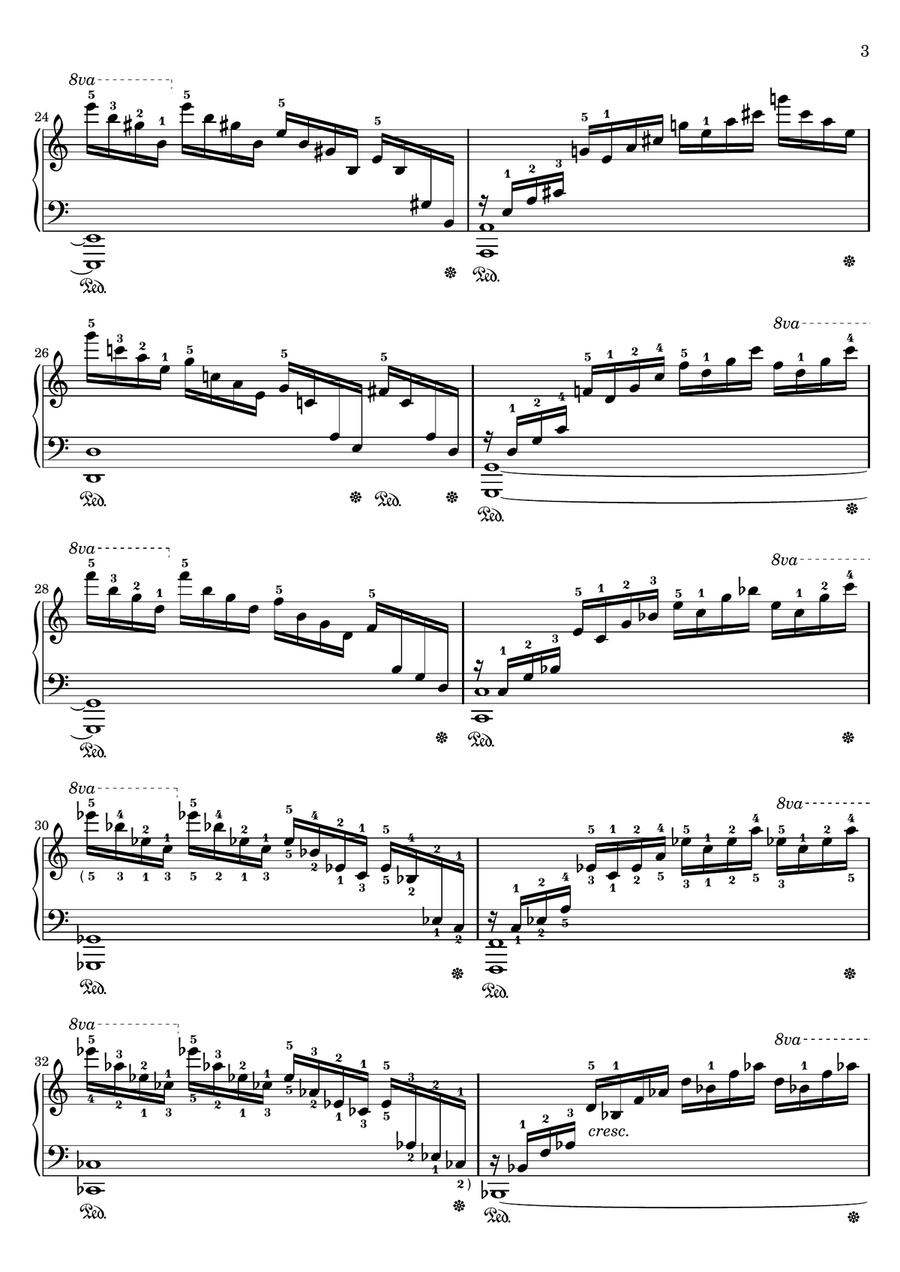 Etude Op. 10 No. 1 Chamber Music scores gallery preview page 3