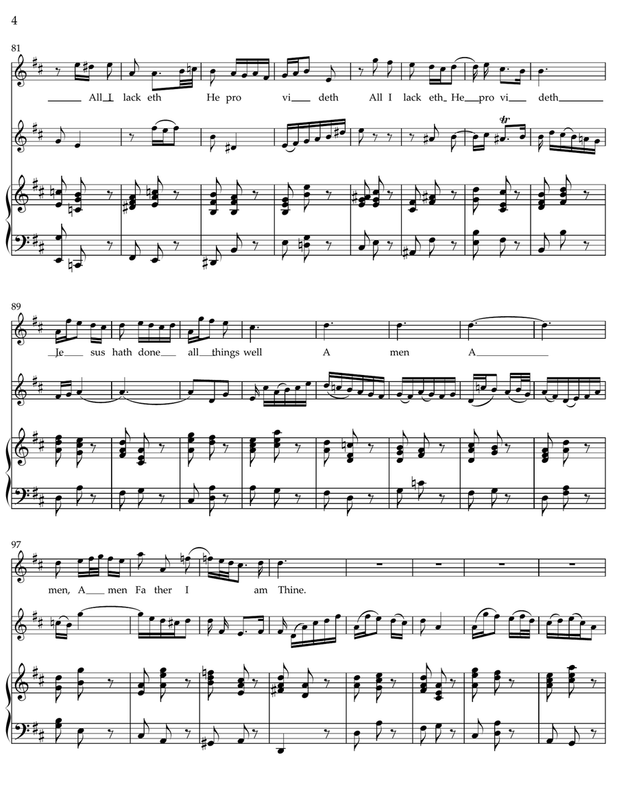 On my Shepard I rely On my Shepard I rely Flute Duet scores gallery preview page 4