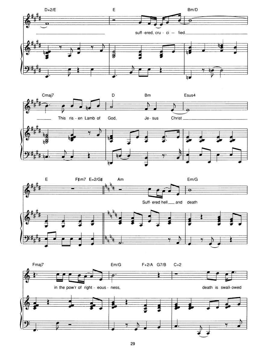 Holy One Of God Holy One Of God Piano, Vocal scores gallery preview page 2