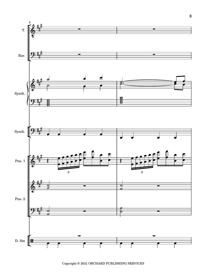 Worthless - Score Only Small Ensemble scores gallery preview page 3