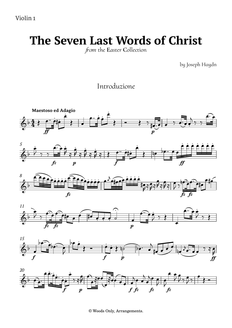 The Seven Last Words of Christ by Haydn for String Quartet String Quartet scores gallery preview page 4