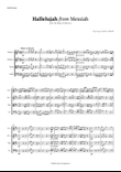 Hallelujah by Friedrich Händel for String Quartet