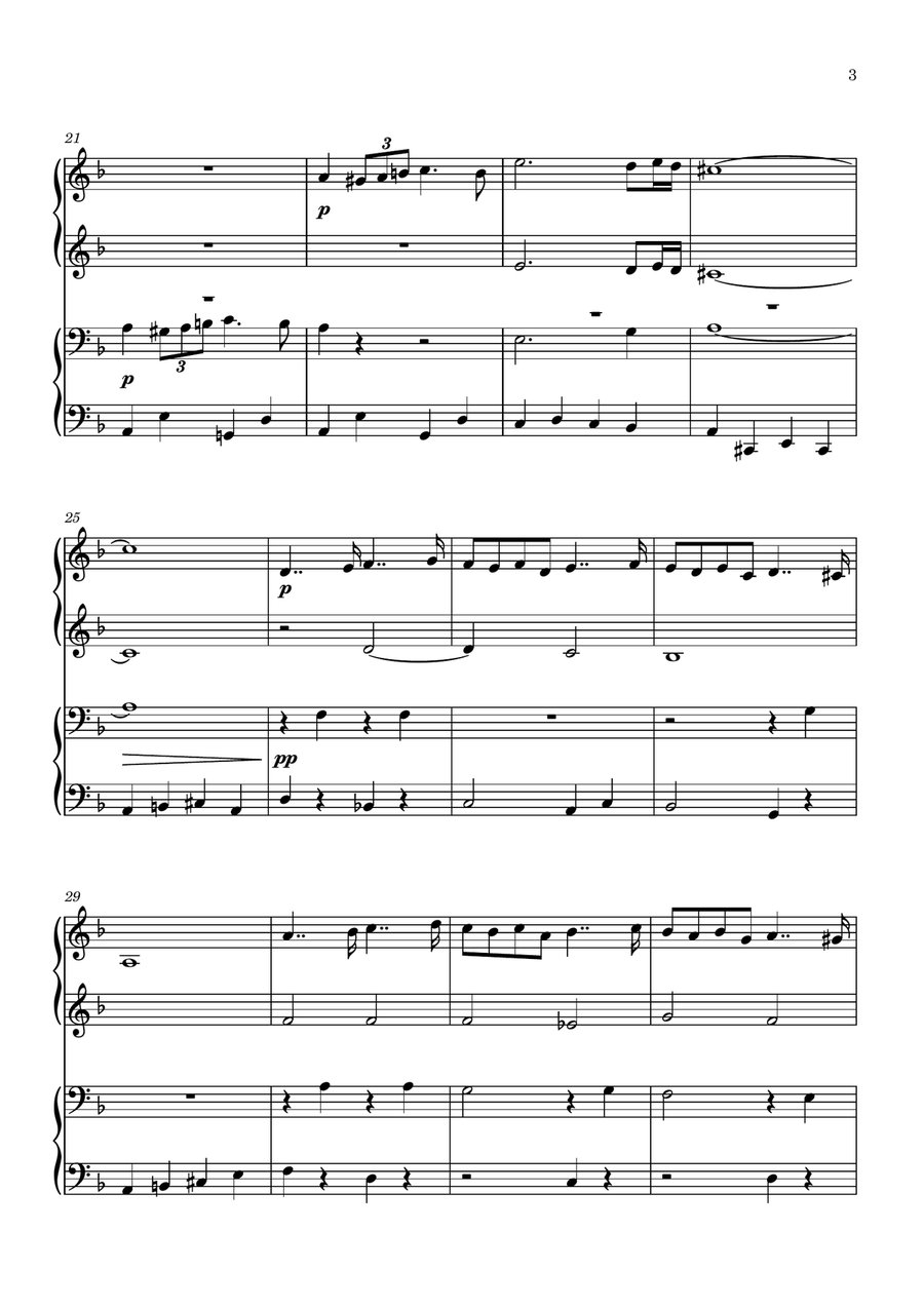 Pavane. Piano 4 hands Pavane. Piano 4 hands Piano Method scores gallery preview page 3