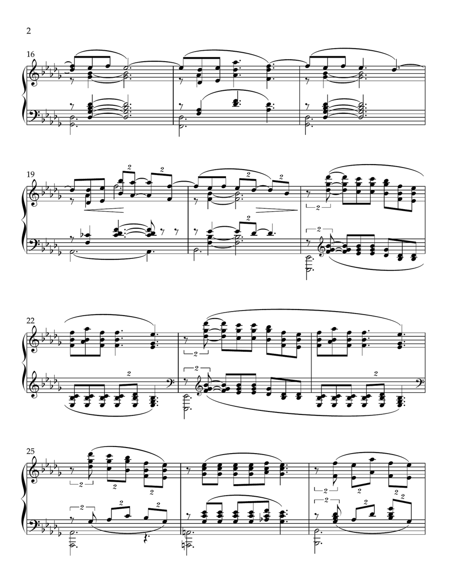 Somewhere Only We Know Somewhere Only We Know Piano Solo scores gallery preview page 3