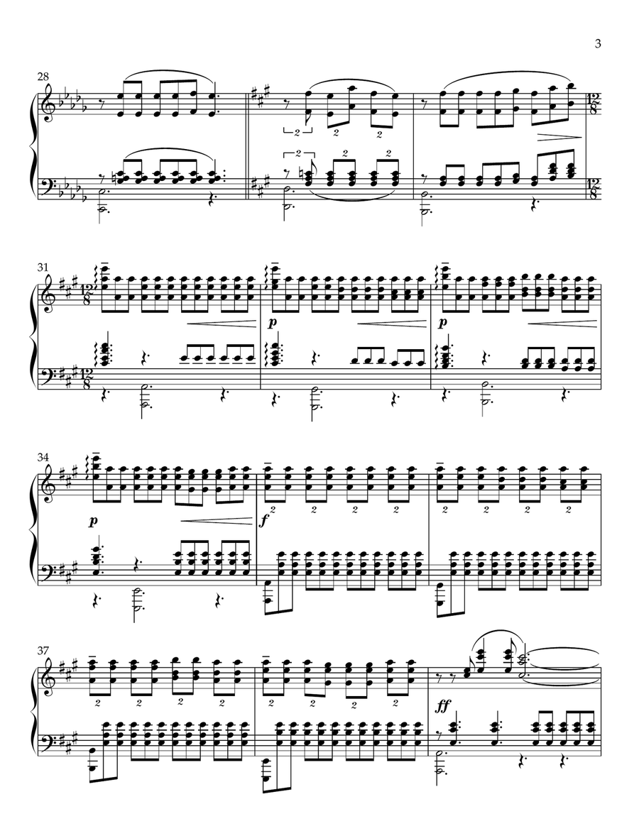 Somewhere Only We Know Somewhere Only We Know Piano Solo scores gallery preview page 4