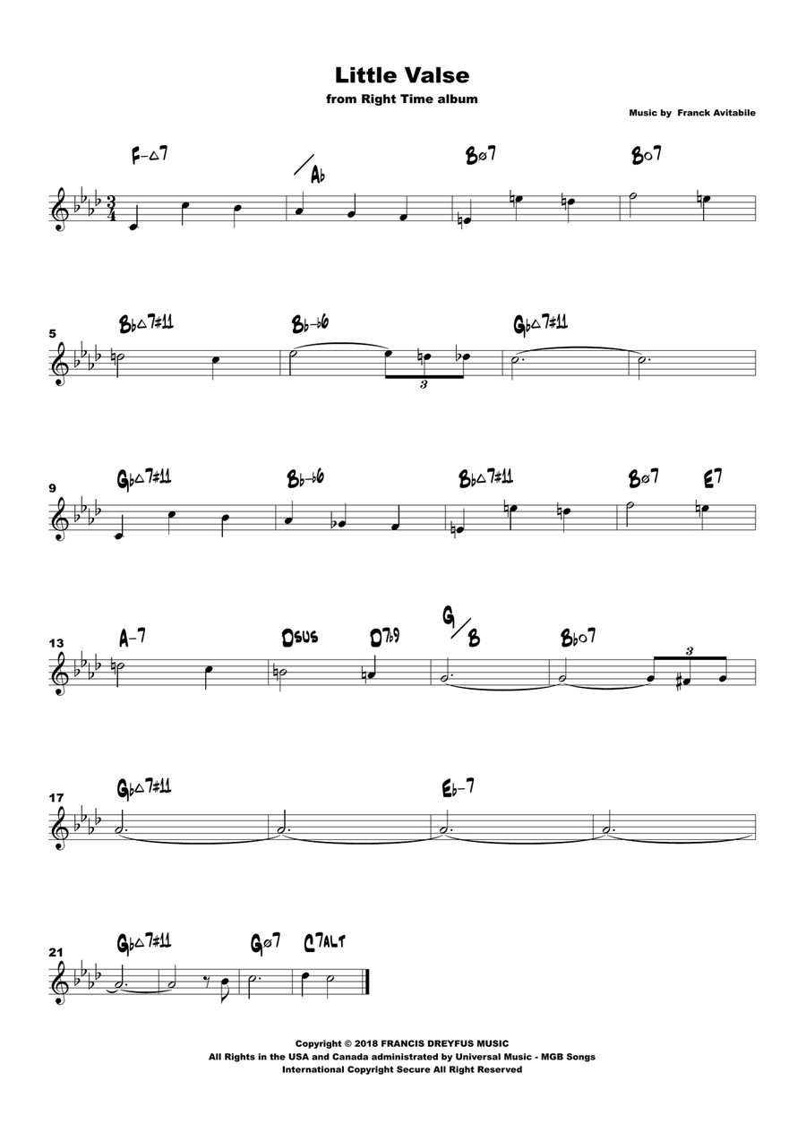 Little Valse Little Valse Piano Method scores gallery preview page 1