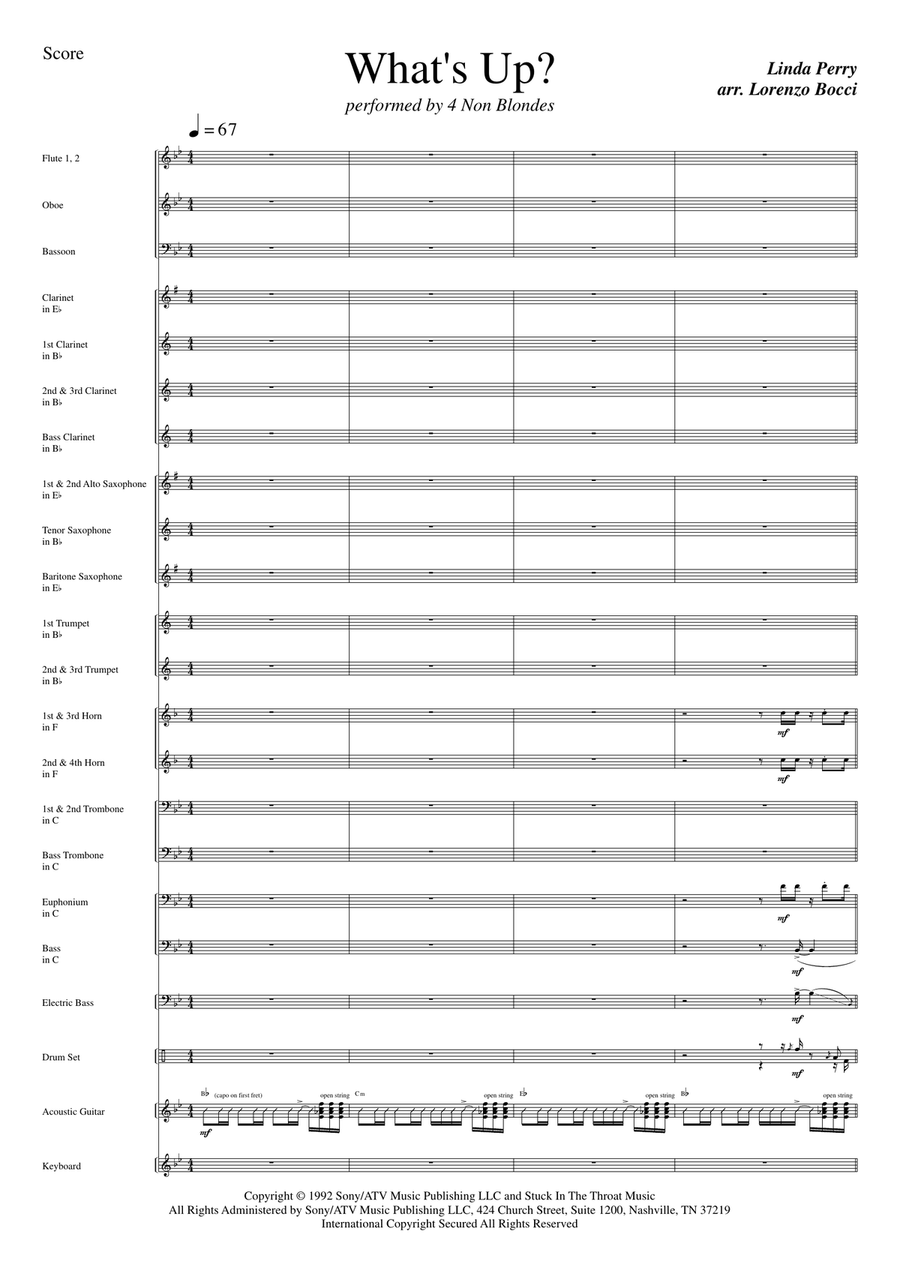 What's Up Concert Band scores gallery preview page 3