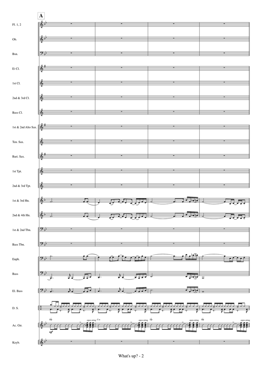 What's Up Concert Band scores gallery preview page 4