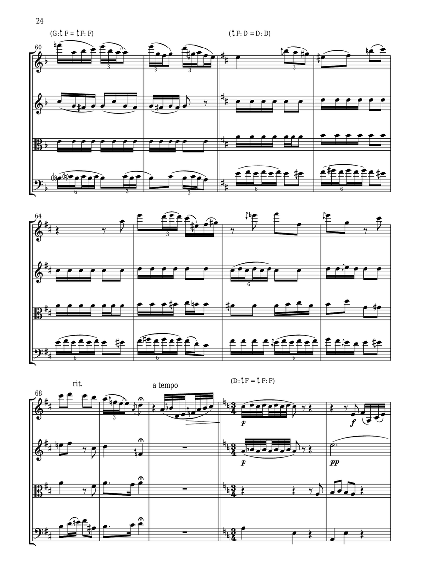 Emporium (DO RE DO RE) - Score Only String Quartet scores gallery preview page 6