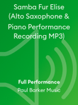 Samba Fur Elise (Alto Saxophone & Piano Performance Recording MP3)