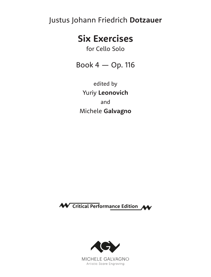 Six Exercises for Cello Solo, Op. 116 Cello Solo scores gallery preview page 3