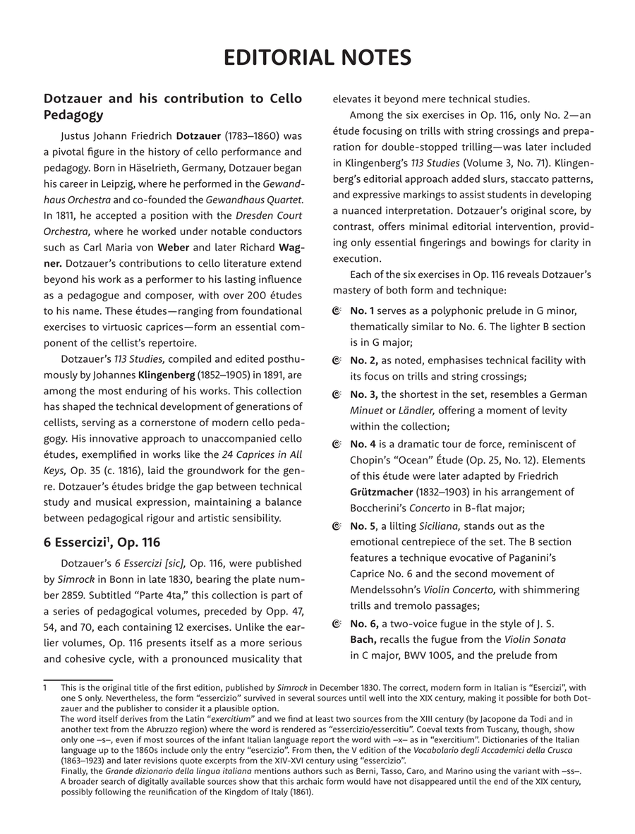 Six Exercises for Cello Solo, Op. 116 Cello Solo scores gallery preview page 5