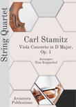 Viola concerto in D Major, Op. 1 arr. String Quartet