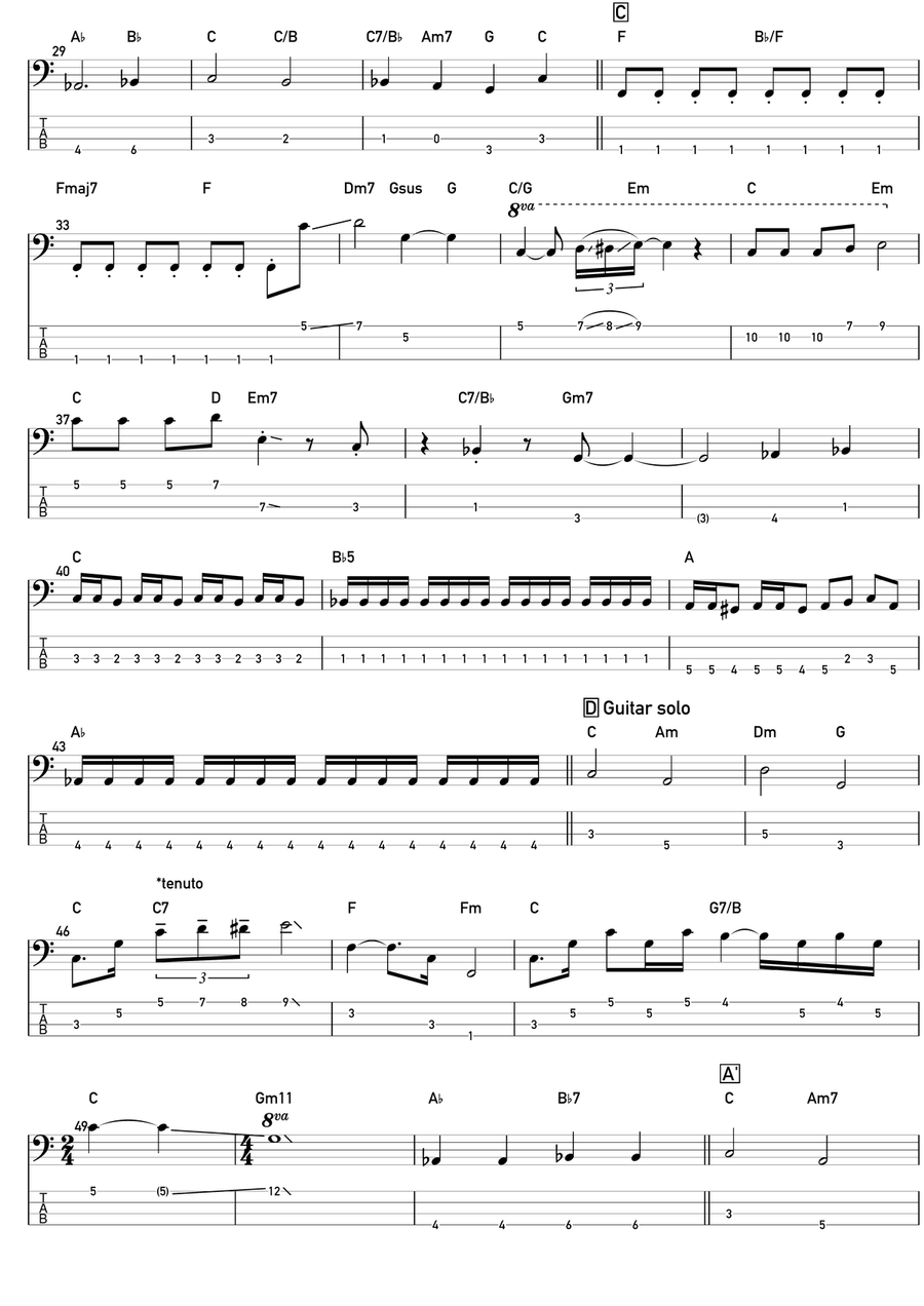 Play The Game Acoustic Guitar scores gallery preview page 2