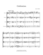 Celebration String Quartet scores gallery preview page 4