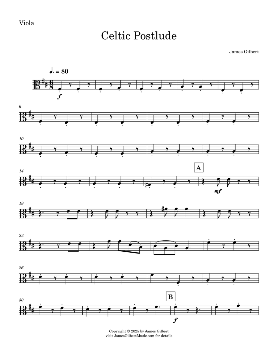 Celtic Postlude Celtic Postlude String Quartet scores gallery preview page 1
