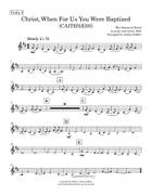 Christ, When For Us You Were Baptized [CAITHNESS] String Quartet scores gallery preview page 3