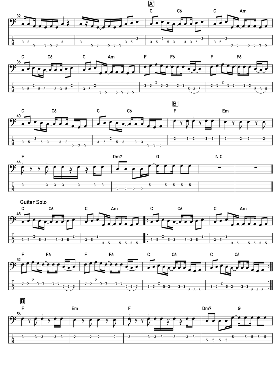 Rain Must Fall Acoustic Guitar scores gallery preview page 2