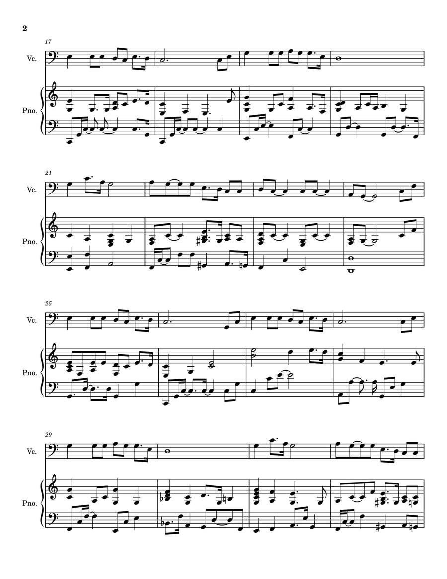 Were You There - Cello Solo for Good Friday and Holy Week Piano scores gallery preview page 3