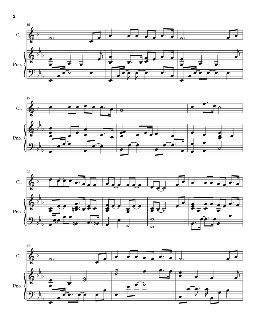 Were You There - Clarinet Solo for Good Friday and Holy Week B-Flat Clarinet scores gallery preview page 3