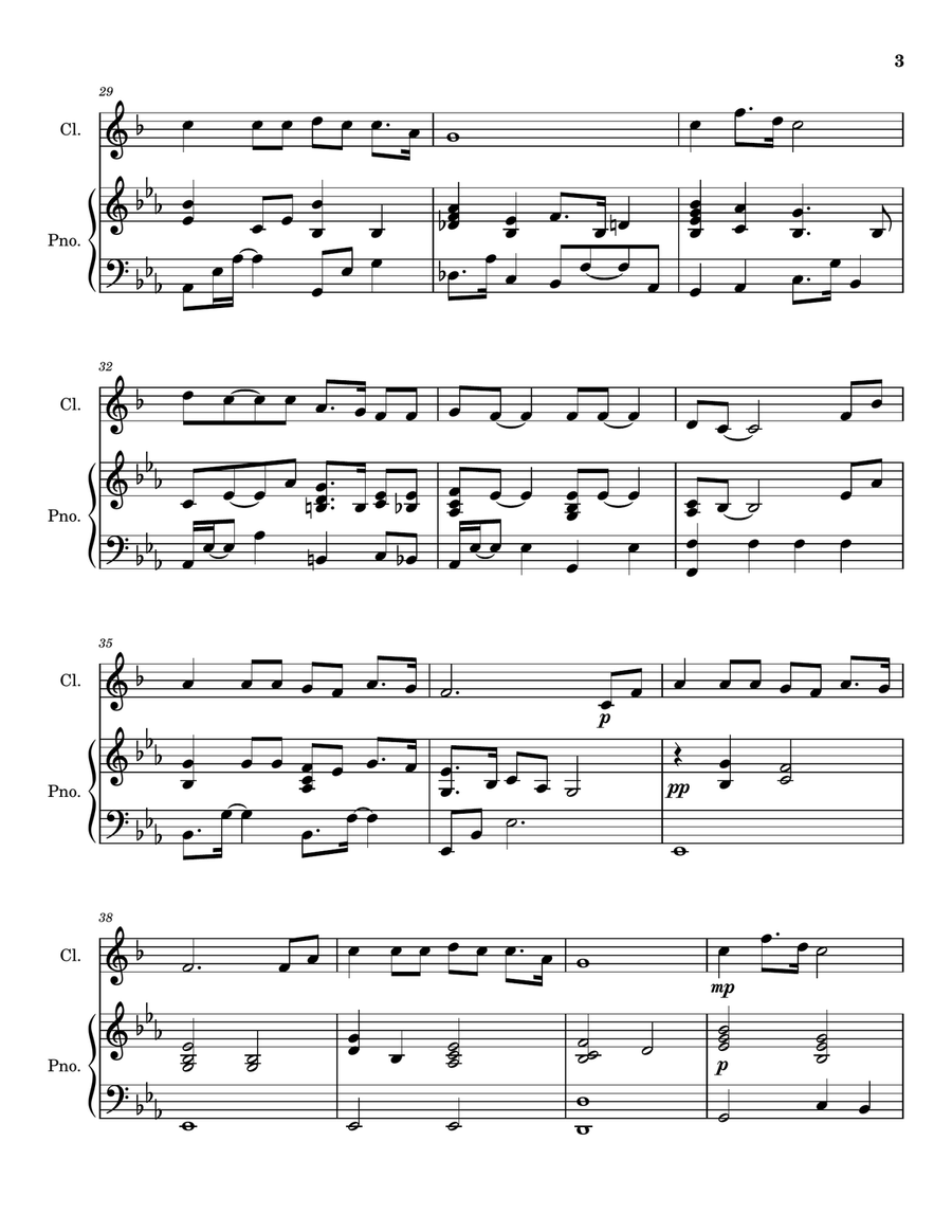 Were You There - Clarinet Solo for Good Friday and Holy Week B-Flat Clarinet scores gallery preview page 4