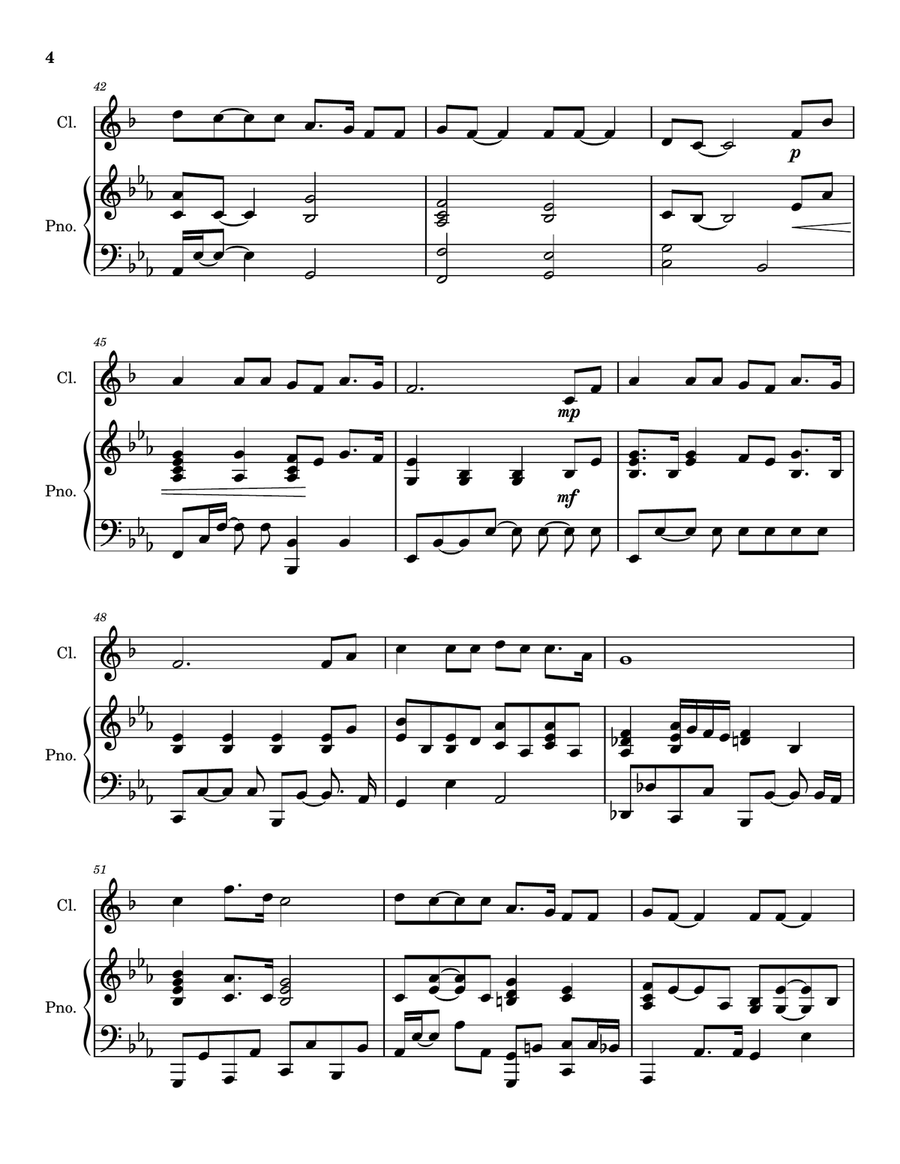 Were You There - Clarinet Solo for Good Friday and Holy Week B-Flat Clarinet scores gallery preview page 5