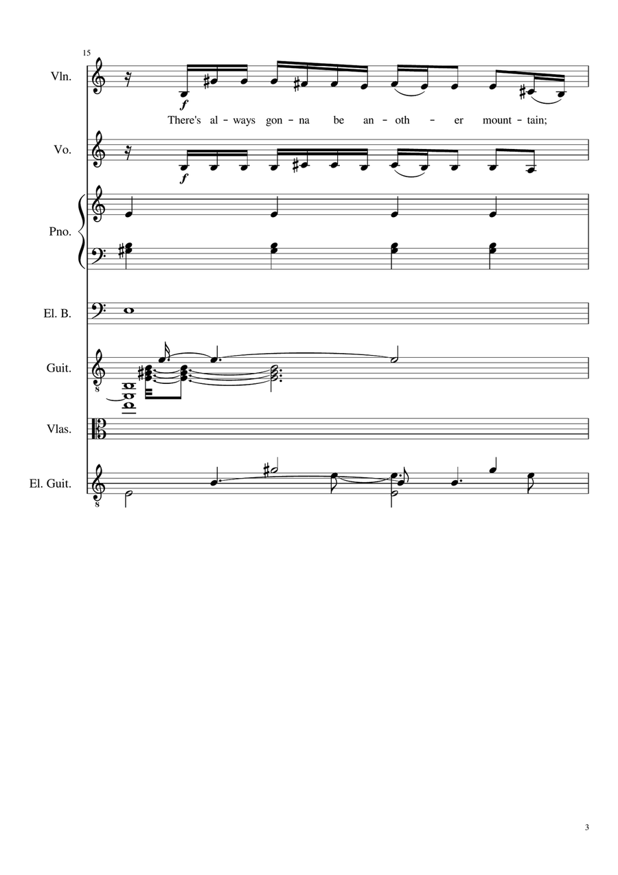 The Climb The Climb A Cappella scores gallery preview page 3