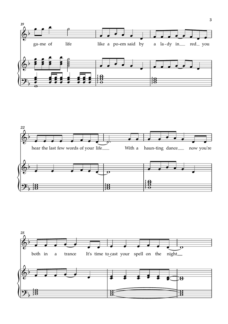 Abracadabra Abracadabra Piano, Vocal scores gallery preview page 3